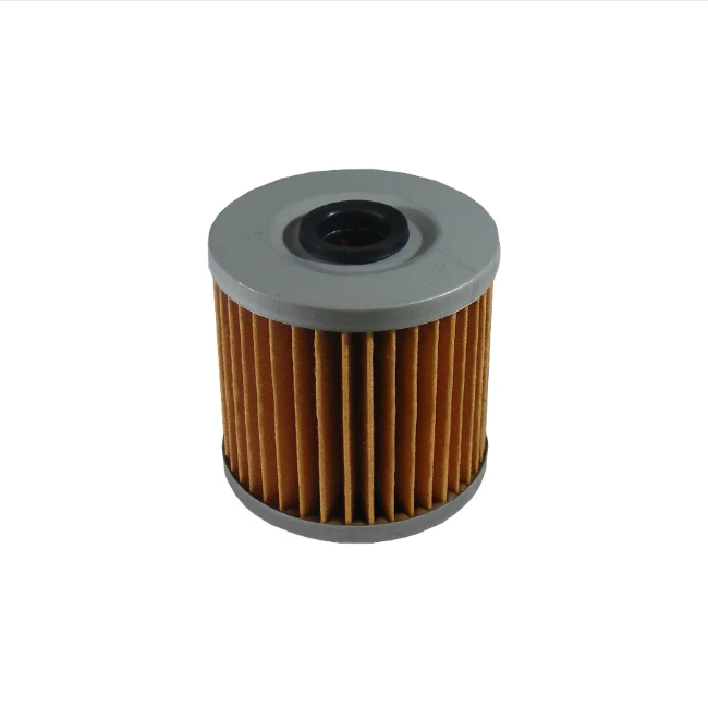 Oil filter for Kawasaki KLF220 and KLF300 ATVs by ATV City, premium spin-on with gray end caps