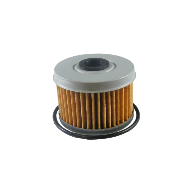 Honda TRX ATV oil filter with O-ring for TRX 300-520, orange pleated element, ATV City