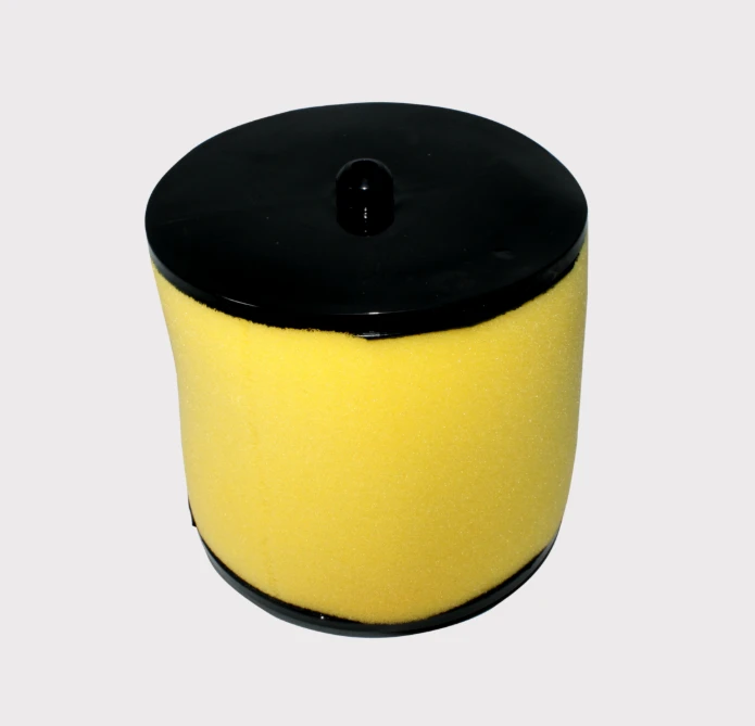 Air filter for Honda TRX ATV; yellow foam element with black end caps