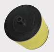 Air filter for Honda 520 Pioneer ATV, direct OEM replacement by ATV City, yellow foam element with black cap