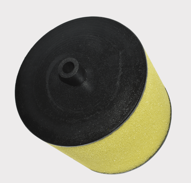 Air filter for Honda 520 Pioneer ATV, direct OEM replacement by ATV City, yellow foam element with black cap