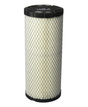 Kubota RTV900 diesel air filter OEM HH950-93230 by ATV City; cylindrical white pleated filter with black end caps
