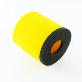 Suzuki LTF 250 Ozark ATV air filter element; yellow foam with black end caps