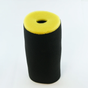 Air filter Yamaha YFM 600/660 ATV, yellow top with central hole, black cylindrical foam, fits 1997–2008