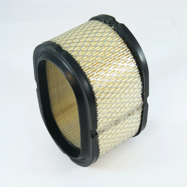 Polaris ATV air filter for 400/500 Magnum Scrambler with beige pleated element and black end caps