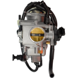 Hyper Carburetor Assembly for Honda TRX500FA Rubicon (2001-2012) OEM replacement; silver with gold throttle plate