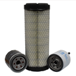 Polaris Ranger Diesel Kubota Engine Service Kit; fits 902EU, 3-filter set with central mesh and two canister filters