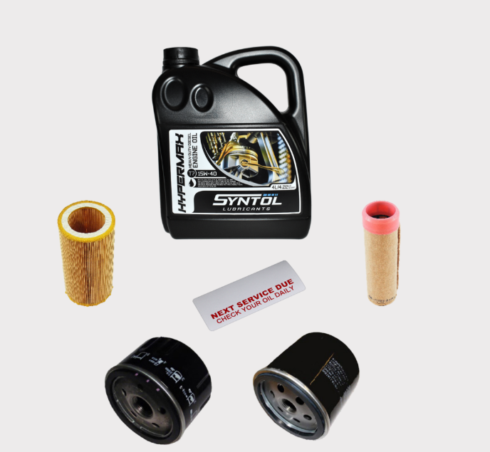 Arctic Cat 700 Diesel Service Kit 2007-2013 Fuel Oil Air Filters With Reminder Sticker