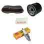 Service kit for Kawasaki KVF 650 ATV by ATV City; includes foam air filter, oil filter, NGK spark plug, maintenance card