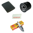 ATV City Yamaha YFM 350 Grizzly service kit: foam air filter, oil filter, NGK spark plug, maintenance sticker