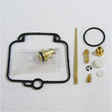 Polaris Scrambler 500 4x4 carburetor rebuild kit 2003-2005; brass fittings, gasket, O-rings, rubber top float valves