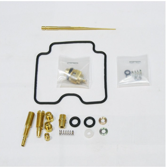 Carburetor Repair Kit For Yamaha YFM 660 F Grizzly 2006 2007 2008 With Rubber Top Float Valves