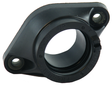 ATV City carb-to-head rubber boot for Suzuki LTA400/LTF400 (2002–2010), black rubber gasket.