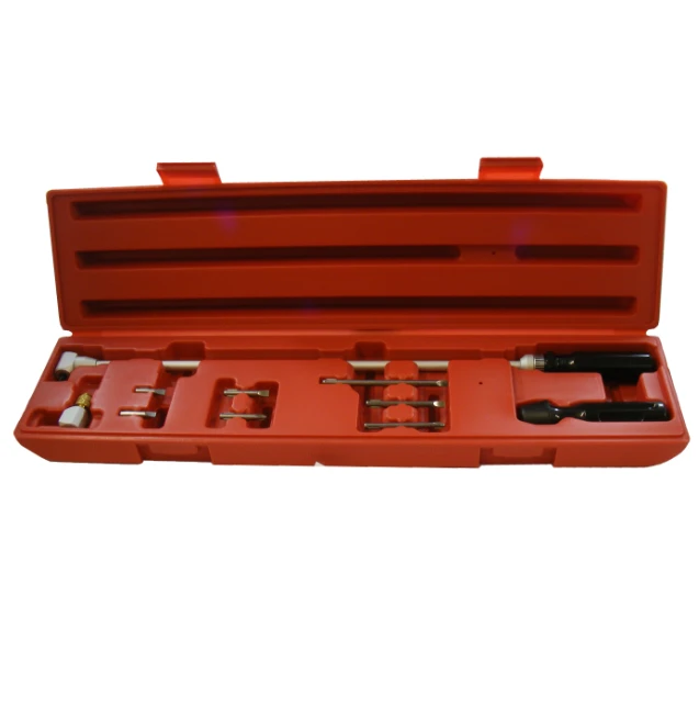 Carburetor Tool Kit in red case with assorted rebuild tools for ATV carburetors by ATV City