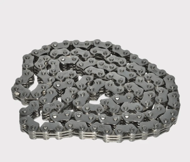 Timing chain for Honda TRX 500 FA, 2004-2018, 104-link, 1/4 inch pitch, metallic gray, OEM replacement by ATV City