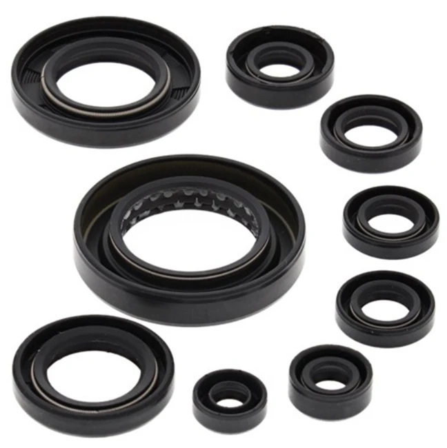 Engine Oil Seal Kit for Honda TRX 420 FM FE TM TE 2007–2020; black seal set, ATV City