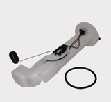 Complete Kawasaki Mule PRO MX fuel pump assembly (2019–2024) - white plastic unit with wiring and O-ring, ATV City