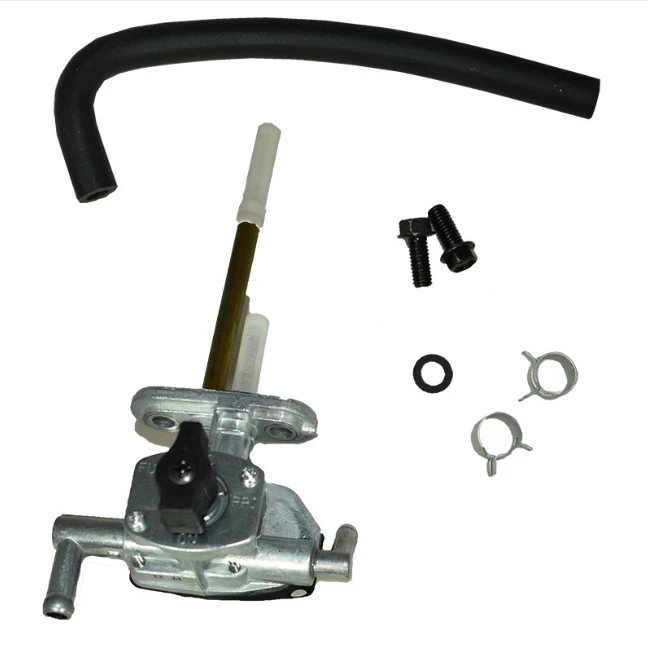 Fuel Tap Kit for Suzuki LT AF 400 Eiger 2002-2004 2WD OEM replacement with valve, hose, gaskets, clamps