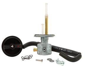 Fuel tap kit for Yamaha YFM 400 Kodiak and YFM 450 Kodiak (2003–2006) with metal petcock and hose