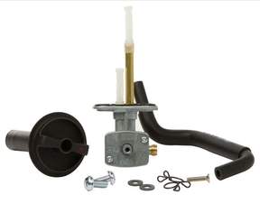 Fuel Tap Kit for Yamaha YFM350 Bruin/Grizzly 2004–2007 by ATV City; direct replacement with metal petcock and hose.