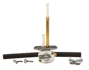Fuel tap kit for Yamaha YFM 400 Big Bear 2000–2007; ATV City OE-style petcock replacement with hoses and hardware