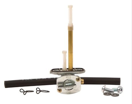 Fuel tap kit for Yamaha YFM 400 Big Bear 2000–2007; ATV City OE-style petcock replacement with hoses and hardware