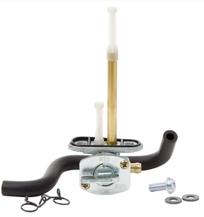 Fuel tap kit for Yamaha YFM250 Bear Tracker 1999–2004; ATV City direct replacement with petcock and hoses.