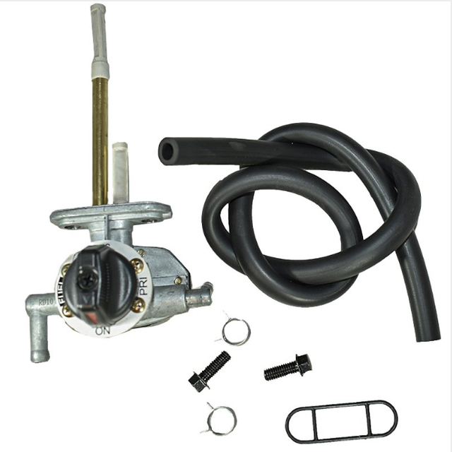 Fuel Tap Kit for Suzuki LT-A 400 Eiger 2002 2WD by ATV City with hose, gaskets and clamps