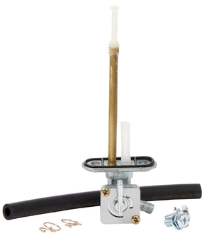 Fuel Tap Kit for Kawasaki KLF Bayou 4x4 1989-2002; petcock replacement with brass rod and metal body