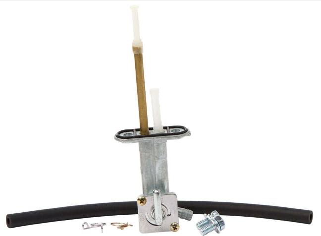 Fuel Tap Kit for Kawasaki KLF 300 Bayou (1988-2000), OEM-style direct replacement with hoses and fittings