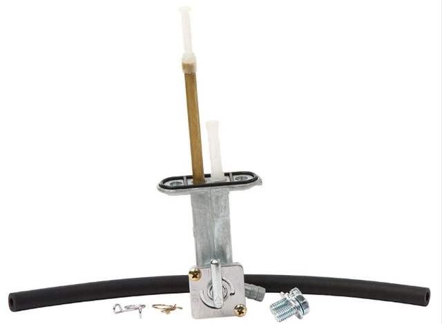 Fuel tap kit for Kawasaki KLF 220A Bayou (1988-2002) by ATV City, valve, gasket set and hoses