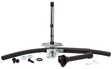 Honda TRX 350 fuel tap kit with metal valve, black hoses and clamps for 2000–2003 carburetor rebuild