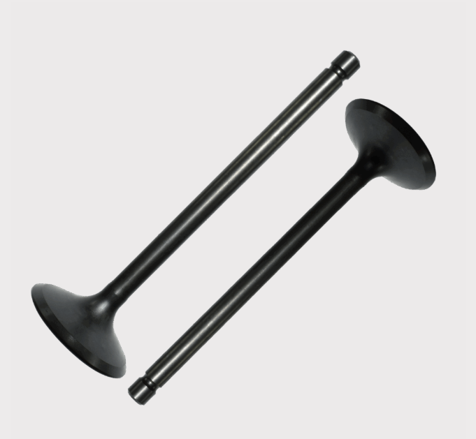 Engine valve set for Kawasaki KAF400 Mule 600/610 SX400 – pair of metallic intake and exhaust valves
