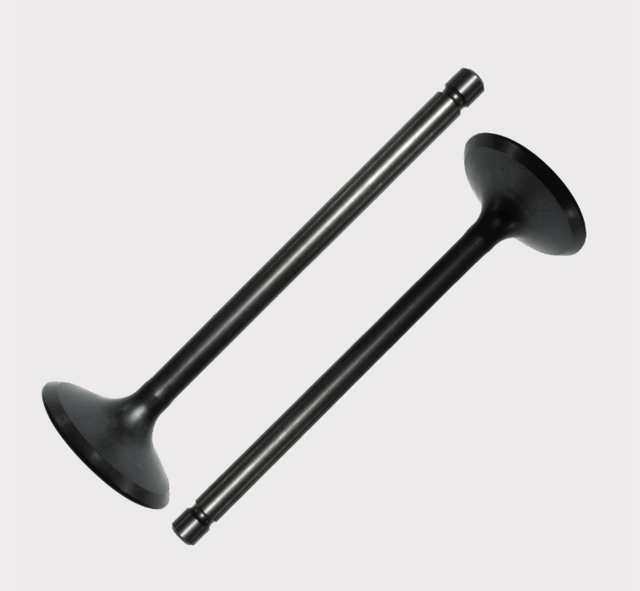 Engine valve set for Kawasaki KAF400 Mule 600/610 SX400 – pair of metallic intake and exhaust valves