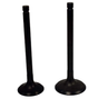 Engine valve pair, black finish, ATV City aftermarket part for Kawasaki KLF300 4x4 ATVs