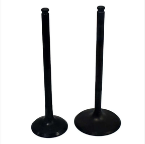 Engine Valve Pair, black metal, for Polaris RZR XP Turbo intake and exhaust (2 valves)
