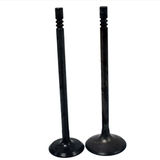 Engine Valve Pair for Polaris Ranger 700/800, Sportsman 700/800, RZR 800 by ATV City, black