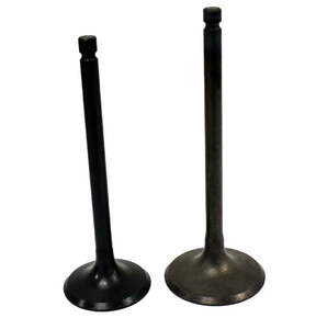 Engine Valve Pair by ATV City for Polaris Sportsman 550 (2009–2014): intake and exhaust valves, black