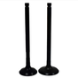 Polaris Engine Valve Pair Kit for 400–550cc engines, black metal intake and exhaust valves