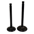 Engine valve pair for Yamaha YFM600 Grizzly 1998-2001, ATV City aftermarket, black steel intake & exhaust valves (2)