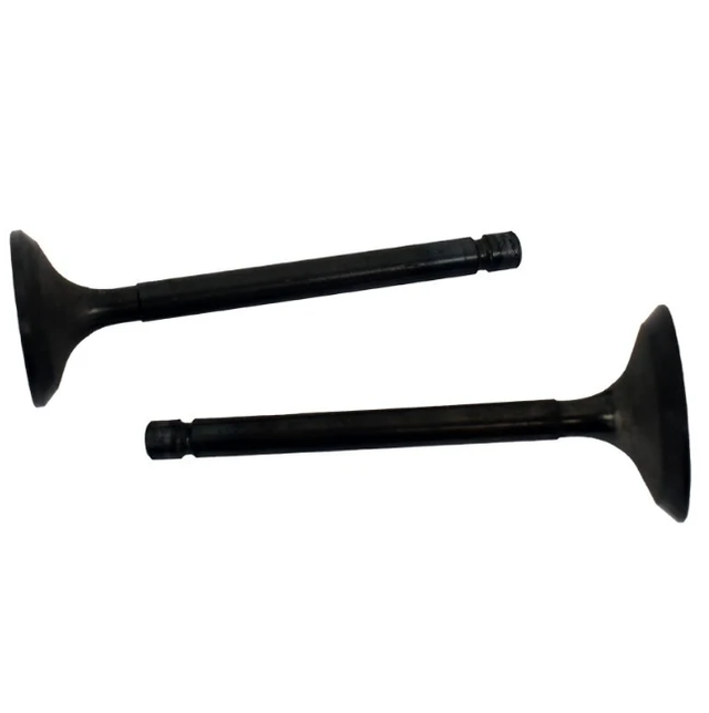 Engine valve pair, black metal, for Yamaha YFA1 Breeze and YFM125 Grizzly ATVs (2 pcs) — aftermarket replacement