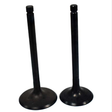 Engine valves pair (2) in black finish by ATV City for Kawasaki KVF360 Prairie intake and exhaust.