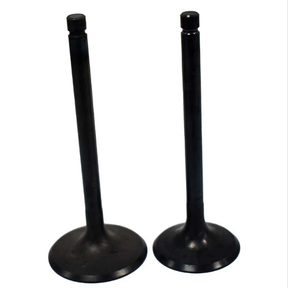 Engine valves pair (2) in black finish by ATV City for Kawasaki KVF360 Prairie intake and exhaust.