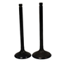 Engine Valve Pair for Kawasaki KLF220 Bayou (1988-2002) and KLF250 Bayou (2003-2011) - black ATV City