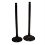 Two black engine valves, intake and exhaust, valve set for Honda TRX650/680 ATV
