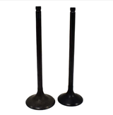 Engine valve pair, black metal, ATV City aftermarket kit for Honda TRX400EX/TRX400X and TRX500FA/FGA/FPA