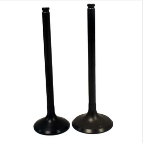 Engine valve pair for Honda TRX300 (1988–2000) and TRX300FW (1988–2000); black intake and exhaust valves; ATV City