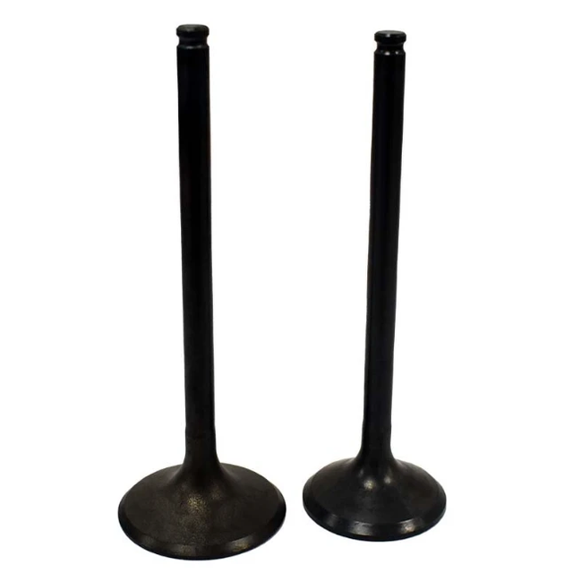 Honda engine valve pair, black metal, OEM replacement for ATC250ES SX and TRX250 (1985–1987) ATV