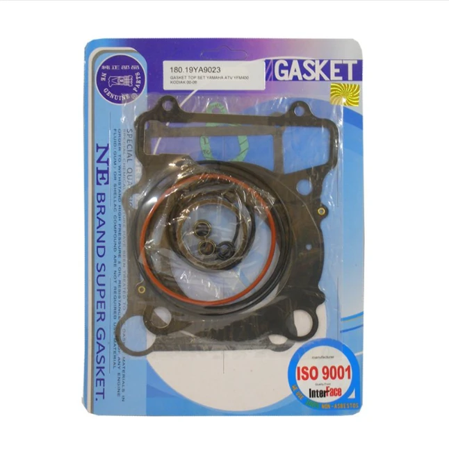 Top End Gasket Kit for Yamaha YFM400A/YFM400FA Kodiak (2000–2006) in blue packaging