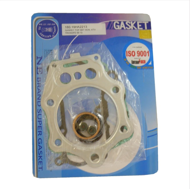 Top End Gasket Kit for Honda TRX500FE/TRX500FM Foreman 4x4 (2005-2011), white head gasket with copper seal, ATV City